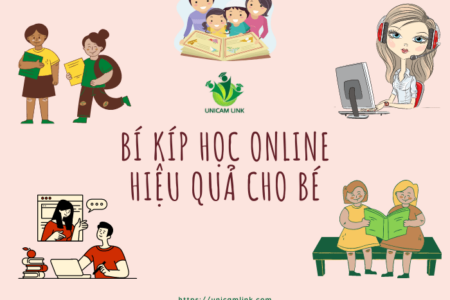 Bí kíp học online hiệu quả cho bé